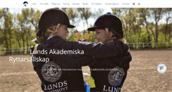 Desktop Screenshot of lundsstudentryttare.se